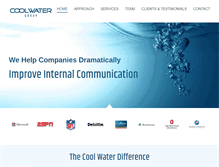 Tablet Screenshot of coolwatergroup.com